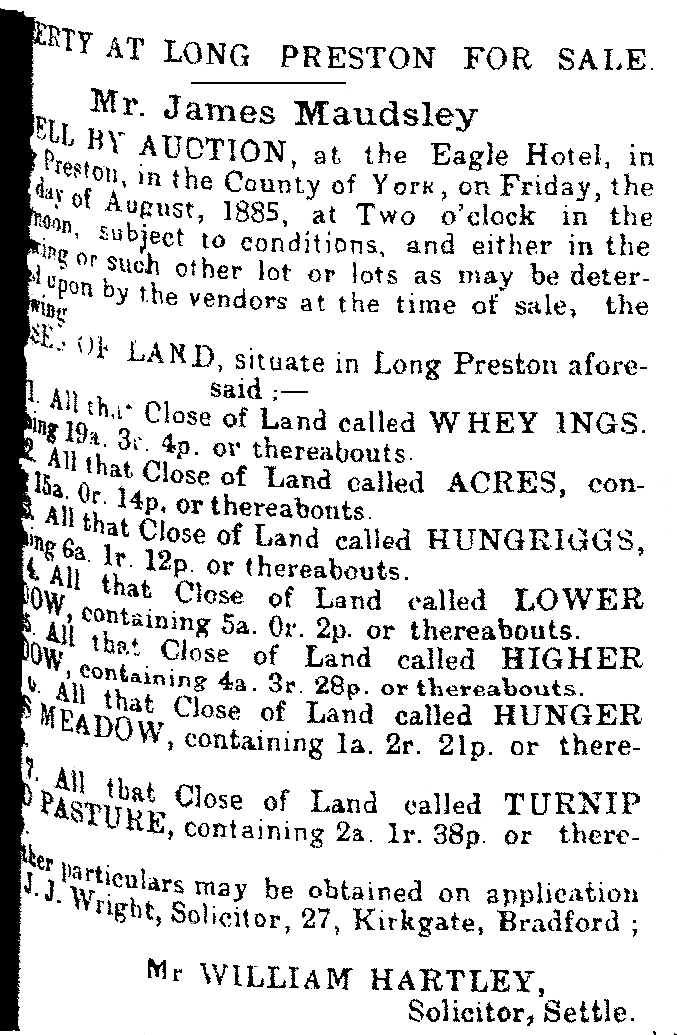 Property and Land Sales  1885-08-15 CHWS.JPG